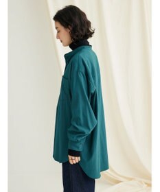 CRAFT STANDARD BOUTIQUE レーヨンデシンバンドカラーシャツ