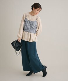 Green Parks 消しプリーツブラウス