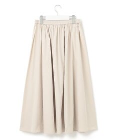 23区 L 【洗える】ハイカウントライトタフタ ギャザースカート