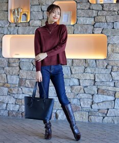 Tiaclasse 【安田美沙子さん　小倉優子さん着用】リボンデザイン通勤バッグ