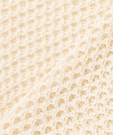 BEIGE， 【洗える】ALOE / コットンメッシュVネックミドル丈カーディガン