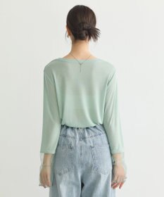 earth music&ecology シアースリーブプルオーバー