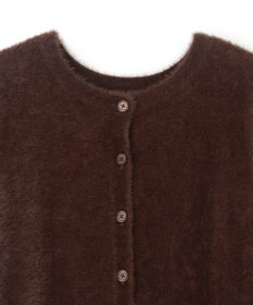 UNFILO 【前後着用可能】シャギーニット 2WAYカーディガン