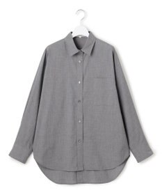 23区 【SLOW/一部店舗限定】ライトタンブラータフタ バックボタン シャツ