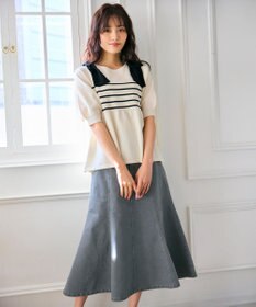 Feroux フレアレディーデニム スカート