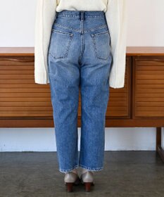 woadblue 【先行販売】SALUU サルー ストレートアンクル デニムパンツ ダメージ