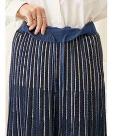 CRAFT STANDARD BOUTIQUE 配色ストライプニットスカート