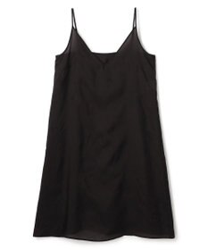 BEIGE， BERNARD / リネン混 フロントジップ スタンドカラードレス