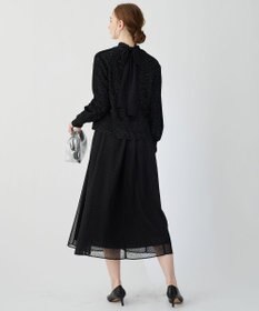 23区 S 【APPLAUDIR】シアードットフロッキー ドレス