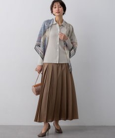 23区 【先行予約】ワイドリブ ポロニット カーディガン