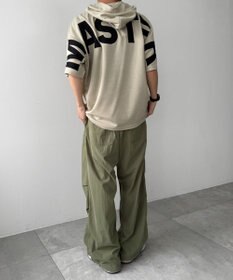 WEGO 【MLXLサイズ展開】ストレートラインプルパーカー（SS）