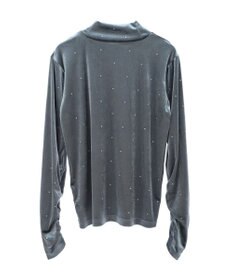 Green Parks ラインストーンハイネックトップス