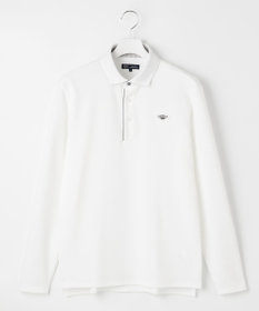 23区GOLF 長く愛せる定番人気！【MEN】【日本製】ハニカムカノコ 長袖ポロシャツ