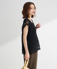 Green Parks ＳＥＴ２点クロシェプルオーバー＋タンクトップ