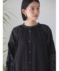 AMERICAN HOLIC インドコットン袖刺繍ワンピース