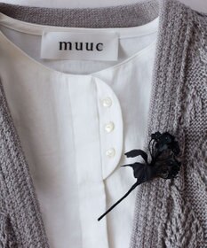 AND WOOL 〈繊細で深みがある色合いの上品小物〉菜の花ブローチ