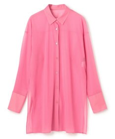 uncrave トリコットシフォン ロングシャツ