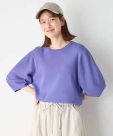 ANY パフスリーブニットプルオーバー