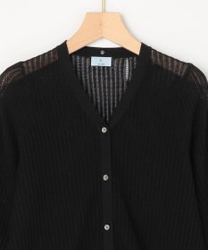 組曲 【先行予約・WEB限定】レーシーニット レース襟付き カーディガン