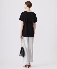 ICB 【洗える】 ブライトカールマイヤー ワイドストレートパンツ