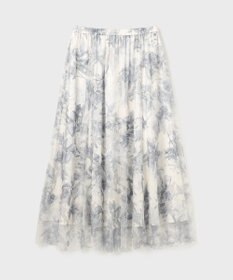 GRACE CONTINENTAL シャドーフラワープリントスカート