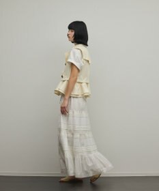GRACE CONTINENTAL ペプラムトレンチベスト