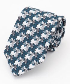 JOSEPH HOMME テクノハウンドトゥース　ネクタイ