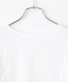 #Newans 【乾燥機可能/接触冷感】ラッフルフリルカットソー