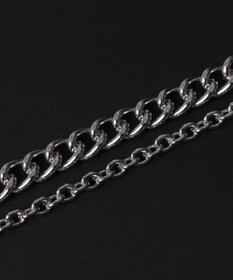 WEGO Mモチーフレイヤードネックレス