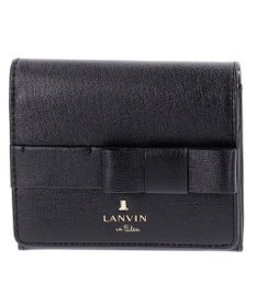 LANVIN en Bleu シャリテ 内BOX二つ折り財布