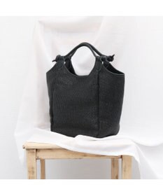 UNBILLION カシュカシュ cachecache / ポリプロピレンシート牛革付属トートバッグ