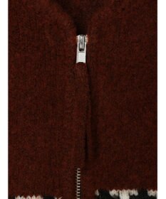 CRAFT STANDARD BOUTIQUE オルテガ柄ニットＺＩＰブルゾン