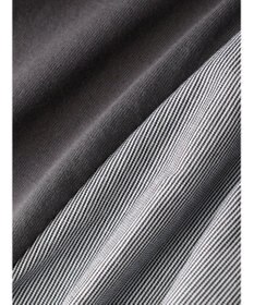 Green Parks 脇リボン５分袖布帛ドッキングプルオーバー