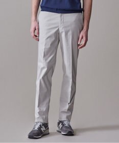 J.PRESS MEN 洗練されたデザインと機能性【ストレッチ】トリコチン ステムテーパード パンツ ライトグレー系