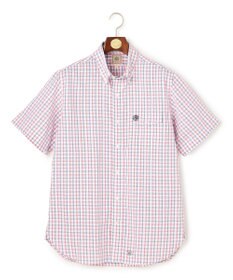 J.PRESS MEN 【Aero Weave】クールマックスサッカー チェック シャツ / B.D.