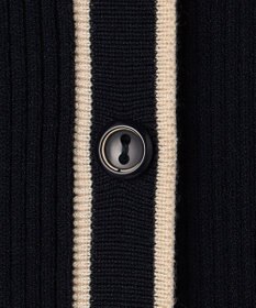 ANY SIS L バイカラーデザインニット ワンピース