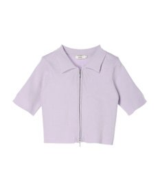 earth music&ecology 衿付きダブルＺＩＰカーディガン