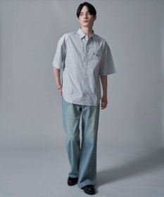 WEGO ワンポイントチェックシャツ（SS）