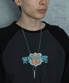 WEGO Mモチーフロングチェーンネックレス