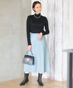 自由区 【洗える】ベアフライスボトルネック カットソー