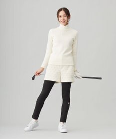 23区GOLF 【WOMEN】グランサーモリブ モックネック 保温性抜群なのに着膨れ感軽減 お出かけにも◎