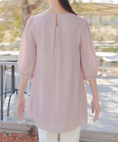 Tiaclasse L ラップ風ジョーゼットチュニック