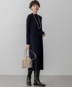 23区 L 【洗える】レイヤードニットツイン ワンピース