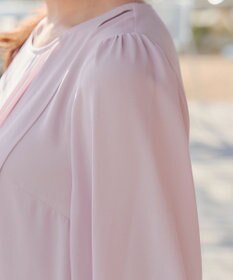 Tiaclasse L ラップ風ジョーゼットチュニック