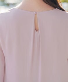 Tiaclasse L ラップ風ジョーゼットチュニック