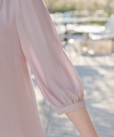 Tiaclasse L ラップ風ジョーゼットチュニック