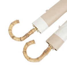 MOONBAT 【WEB限定/遮光率100%/遮熱/UV】POLO RALPH LAUREN（ポロ ラルフローレン）晴雨兼用日傘 ポロポニー ワンポイント刺繍  バイカラー 折りたたみ傘 楽折