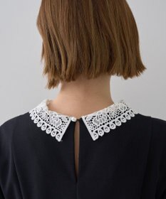 YECCA VECCA 2wayレース襟ブラウス