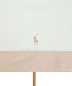 MOONBAT 【WEB限定/遮光率100%/遮熱/UV】POLO RALPH LAUREN（ポロ ラルフローレン）晴雨兼用日傘 ポロポニー ワンポイント刺繍  バイカラー 折りたたみ傘 楽折