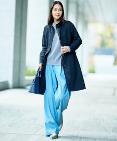 自由区 【セットアップ対応】ソフトリネンダンガリーワイド パンツ